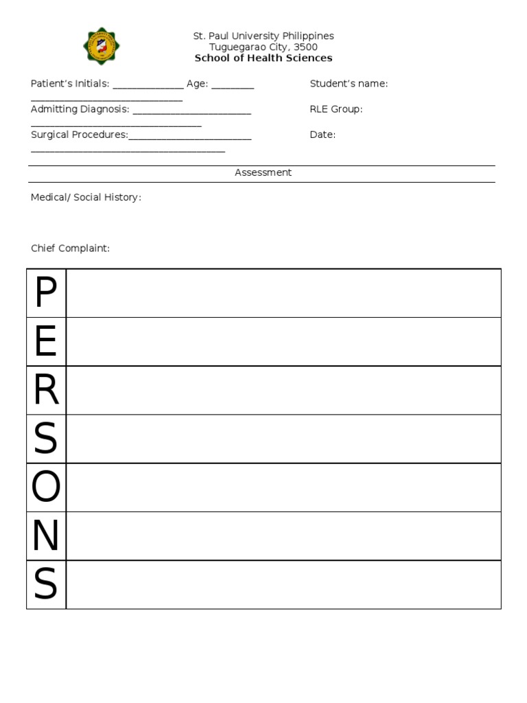 P E R S O N S: School of Health Sciences | PDF | Allergy | Surgery