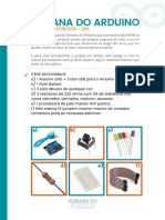 Lista de Materiais Aula 02 - Semana Do Arduino