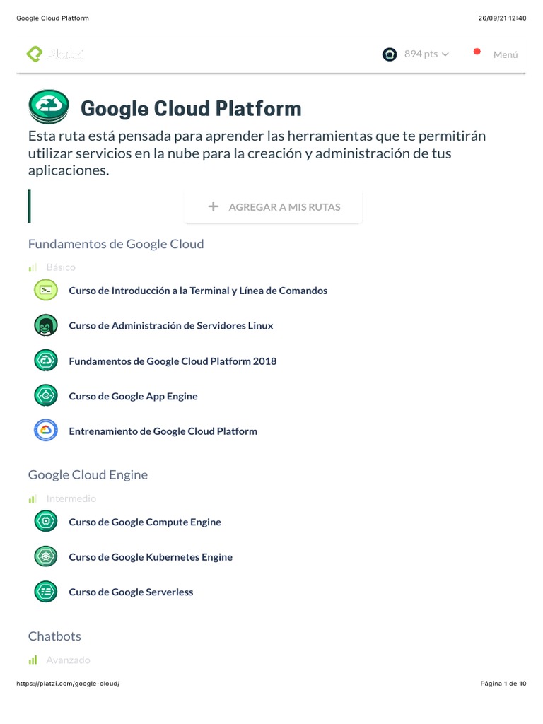 Google Cloud Platform | PDF | Computación en la nube | No Sql