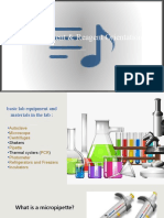 Lab Equipment & Reagent Orientation