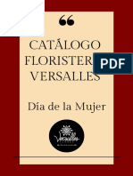 CATÁLOGO FLORISTERÍA VERSALLES Día de La Mujer