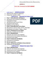 Estructura de Informe de Data Mining