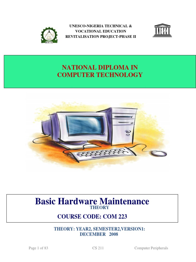 Basic Hardware Maintenance Guide | PDF | Resistor | Bipolar Junction ...