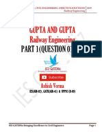 Gupta and Gupta Railway Engineering Solutions