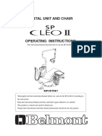 DENTAL CHAIR OPERATING INSTRUCTIONS