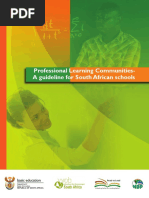 Professional Learning Communities A Guideline For South African