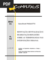 Renovação, Revitalização e Reabilitação