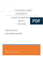 The National Ribat University: Faculty of Architecture Batch 5 Fifth Year