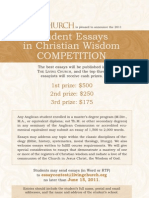 TLC Student Essay Competition 2011