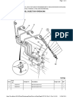 9802/6220 P6-2-2 Fuel Injector Pipework