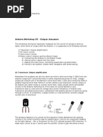 Arduino Workshop 03 - Output: Actuators