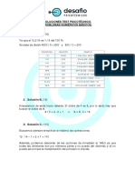 Soluciones Test Psicoteicnico. Problemas Numeiricos Baisicos