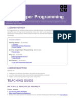 Graph Paper Programming: Teaching Guide