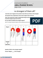 Which Is The Strongest of Them All?: (Hint: The Magnet Holding The Highest Number of Paperclips Will Be The Strongest.)