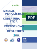 Manual Periodistico Para La Cobertura Etica de Las Emergenias y Los Desastres
