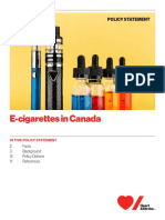 E-Cigarettes in Canada: Policy Statement