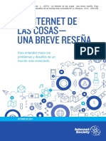 La Internet de Las Cosas - Una Breve Reseña: para Entender Mejor Los Problemas y Desafíos de Un Mundo Más Conectado