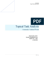 Topical Task Analysis: Commonly Confused Words