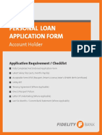 FBL Personal Loan Auto Loan Forms AccountHolder