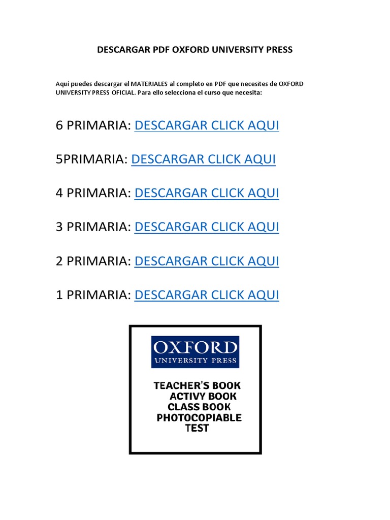 Descargar Oxford University Press | PDF