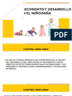 Control Crecimiento y Desarrollo en El Niño