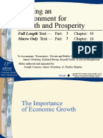 Creating An Environment For Growth and Prosperity: Full Length Text - Macro Only Text