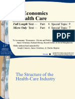 The Economics of Health Care: Full Length Text - Micro Only Text