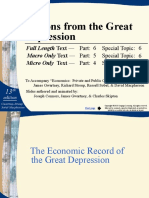 Lessons From The Great Depression: Full Length Text - Macro Only Text - Micro Only Text - Part