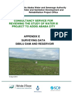 Surveying Data Siblu Dam and Reserviros