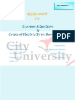 Download Current Situation  Crisis of Electricity in Bangladesh by Faysal Islam SN52763175 doc pdf