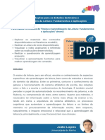 João Lopes: Orientações para Os Estudos de Ensino e Aprendizagem Da Leitura: Fundamentos e Aplicações