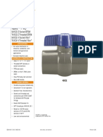 Compact Economy Ball Valve - PVC: S45CE-E Socket/EPDM T45CE-E Threaded/EPDM S45CE-V Socket/Viton T45CE-V Threaded Viton