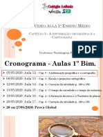 1 Ano - Capítulo 3 - A Informação Geográfica e A Cartografia