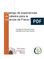 Catalogo de Experiencias de Catedra - Full Catalog of Experiences
