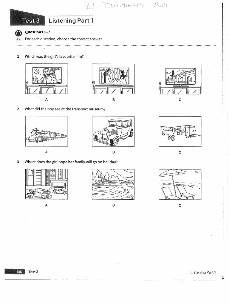Listening Test 3 | PDF