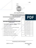 Maths SPM Paper 2 Questions