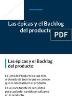 Las Epicas y El Backlog Del Producto