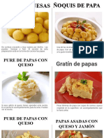 Preparaciones de Papas