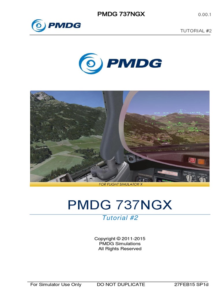 PMDG 737ngx Tutorial 2 | PDF | Copyright | License
