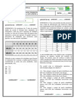 Lista 20 - Desafio - Matematica