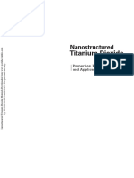 Nanostructured Titanium Dioxide Materials Properties, Preparation and Applications
