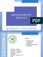 Gross Domestic Product: Bahasa Inggris