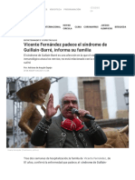 Vicente Fernández Padece El Síndrome de Guillain-Barré - Noticieros Televisa