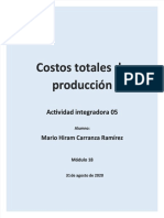 Costos Totales de Producción