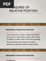 Measures of Relative Position