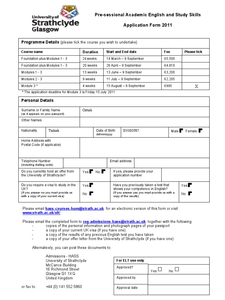 2011 ELT Application Form for Japan | PDF | Travel Visa | International Law