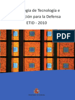 Estrategia de Tecnología para La Defensa ETID - 2010