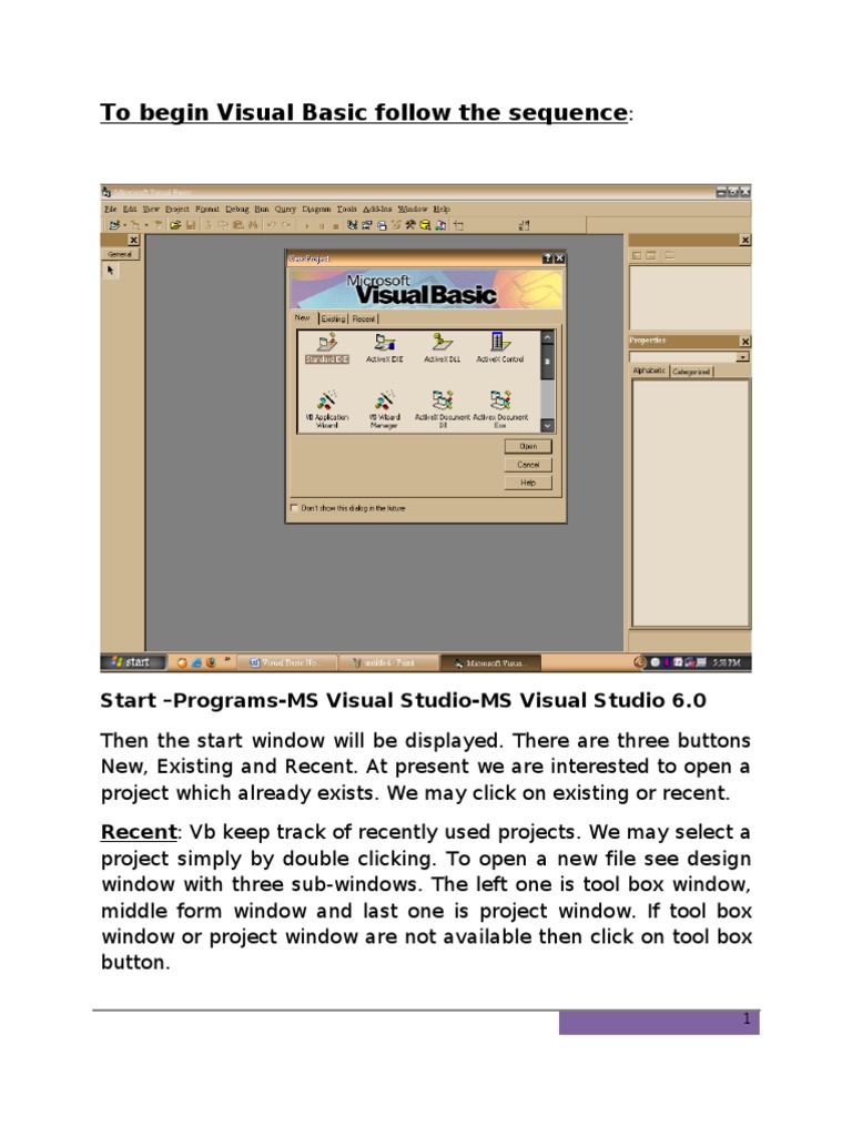 Visual Basic Notes _ Visual Basic Fundamentals for Absolute Beginners ...