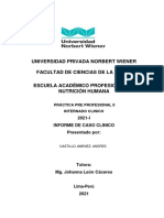 Informe Final Caso Clinico X PDF