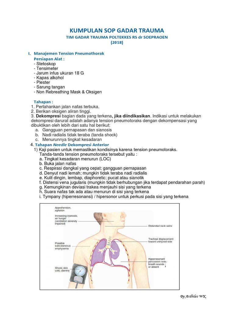 SOP Manajemen Gadar Trauma Medis | PDF